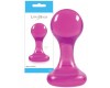 Анальная пробка на присоске Luna Balls S розовая