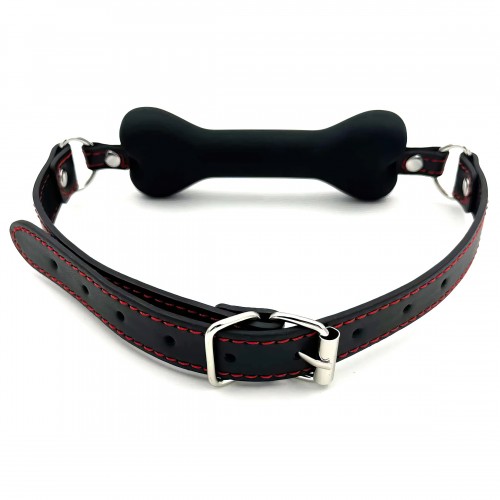 Кляп-трензель с черной косточкой Кляп-трензель с черной косточкой