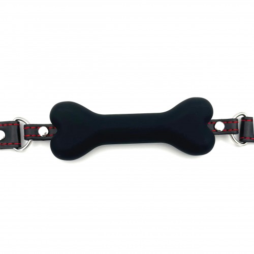 Кляп-трензель с черной косточкой Кляп-трензель с черной косточкой