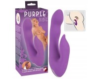 Вибратор с клиторальным стимулятором Purple Vibe