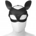 Маска-кошка для ролевых игр декорированная стразами