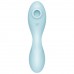 Вакуумный смарт-стимулятор для клитора и точки G Satisfyer Curvy Trinity 5+ голубой Вакуумный смарт-стимулятор для клитора и точки G Satisfyer Curvy Trinity 5+ голубой