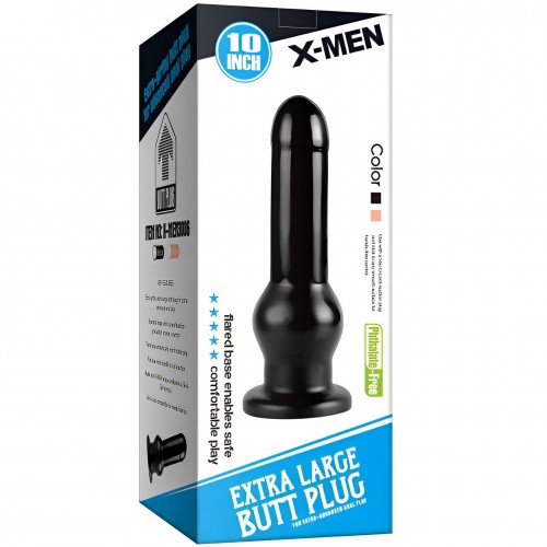 Нереалистичный фаллос на присоске X-Men Butt Plug 26 см Нереалистичный фаллос на присоске X-Men Butt Plug 26 см