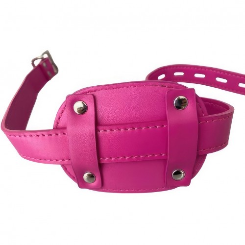 Кляп-фаллос на розовом ремешке S Кляп-фаллос на розовом ремешке S