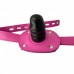 Кляп-фаллос на розовом ремешке S Кляп-фаллос на розовом ремешке S