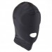 Черная маска для лица с открытым ртом