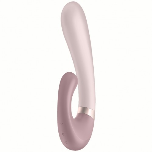 Смарт-вибратор со стимулятором клитора и функцией нагрева Satisfyer Heat Wave Mauve Смарт-вибратор со стимулятором клитора и функцией нагрева Satisfyer Heat Wave Mauve