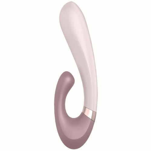 Смарт-вибратор со стимулятором клитора и функцией нагрева Satisfyer Heat Wave Mauve Смарт-вибратор со стимулятором клитора и функцией нагрева Satisfyer Heat Wave Mauve