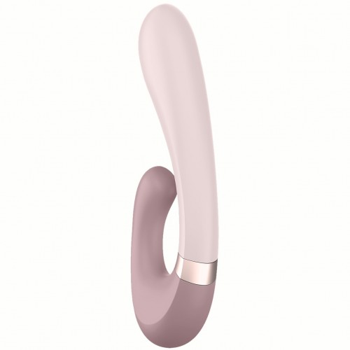 Смарт-вибратор со стимулятором клитора и функцией нагрева Satisfyer Heat Wave Mauve Смарт-вибратор со стимулятором клитора и функцией нагрева Satisfyer Heat Wave Mauve
