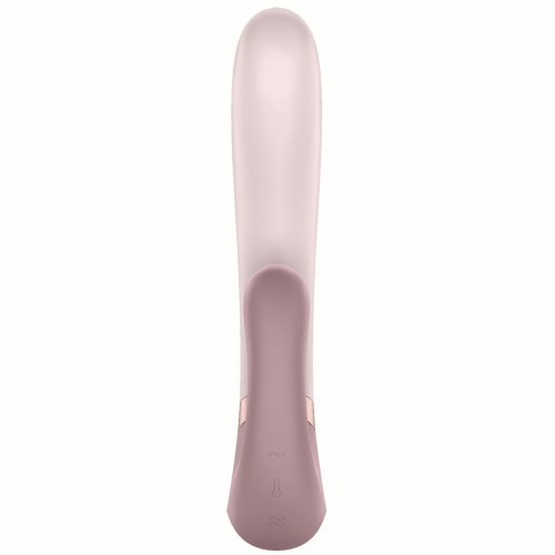 Смарт-вибратор со стимулятором клитора и функцией нагрева Satisfyer Heat Wave Mauve Смарт-вибратор со стимулятором клитора и функцией нагрева Satisfyer Heat Wave Mauve
