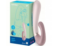 Смарт-вибратор со стимулятором клитора и функцией нагрева Satisfyer Heat Wave Mauve