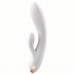 Смарт-вибратор с клиторальным стимулятором Satisfyer Double Flex белый