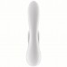 Смарт-вибратор с клиторальным стимулятором Satisfyer Double Flex белый