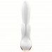 Смарт-вибратор с клиторальным стимулятором Satisfyer Double Flex белый