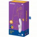 Смарт-вибратор с клиторальным стимулятором Satisfyer Double Flex белый
