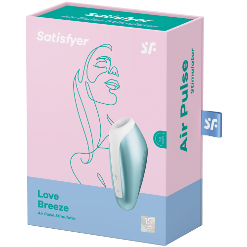 Вакуумно-волновой стимулятор клитора Satisfyer Love Breeze голубой Вакуумно-волновой стимулятор клитора Satisfyer Love Breeze голубой