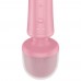 Двусторонний вибратор с клиторальным стимулятором Wand + Rabbit Satisfyer Triple Lover Pink