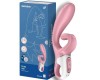 Смарт-вибратор кролик с гибким клиторальным отростком Satisfyer Hug Me Pink