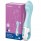 Расширяющийся смарт-вибратор с рельефной головкой Satisfyer Air Pump Vibrator 5+ голубой