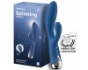 Вибратор для точки G с клиторальным стимулятором и ротацией Satisfyer Spinning Rabbit 1 Blue