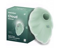 Вакуумно-волновой стимулятор с вибрацией Satisfyer Cloud Dancer мятный