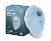 Вакуумно-волновой стимулятор с вибрацией Satisfyer Cloud Dancer голубой