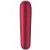 Клиторальный смарт-стимулятор с вибрацией Satisfyer Dual Love бордовый