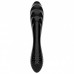 Двусторонний фаллос из стекла Satisfyer Dazzling Crystal 1 черный 18 см