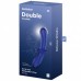 Двусторонний фаллос из стекла Satisfyer Double Crystal синий 20 см