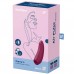 Вакуумный смарт-стимулятор клитора с вибрацией Satisfyer Curvy 1+ Rose Red