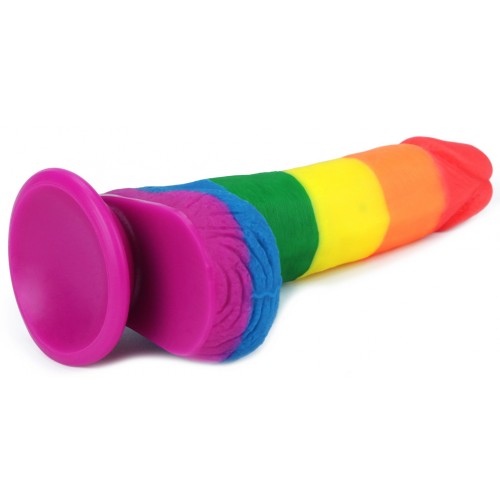 Радужный фаллоимитатор Prider Dildo 21 см Радужный фаллоимитатор Prider Dildo 21 см