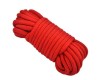 Хлопковая верёвка для бондажа красная 10 метров