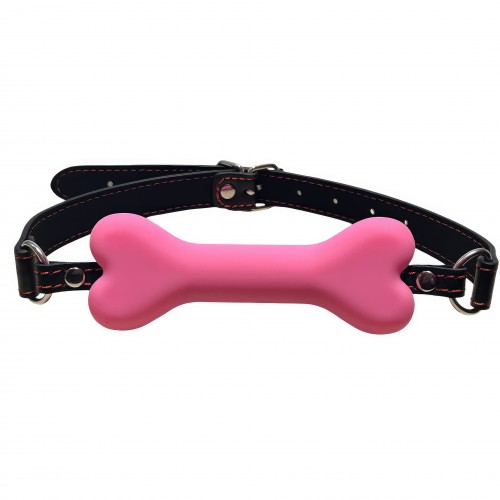 Кляп-трензель с розовой косточкой Кляп-трензель с розовой косточкой