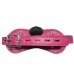 Силиконовый кляп-фаллос на малиновом ремне с замочком Силиконовый кляп-фаллос на малиновом ремне с замочком