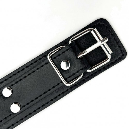 Черный ошейник с зажимами для сосков Черный ошейник с зажимами для сосков