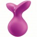 Перезаряжаемый мини-массажер Satisfyer Viva La Vulva 3 малиновый