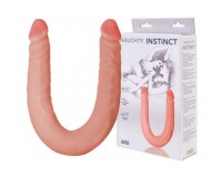 Двусторонний фаллоимитатор Naughty Instinct 44 см