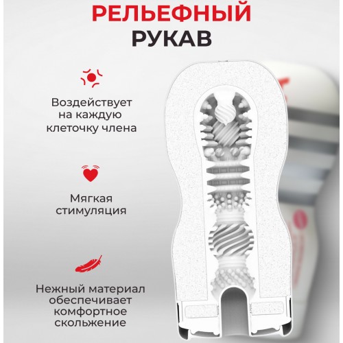 Мастурбатор Tenga Deep Throat Gentle увеличенного размера Мастурбатор Tenga Deep Throat Gentle увеличенного размера