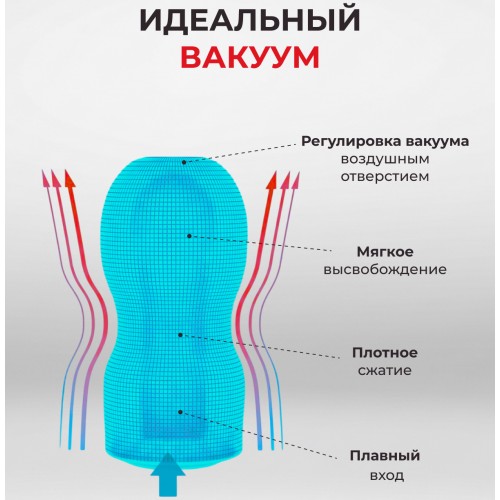 Мастурбатор Tenga Vacuum Cup Extra Cool Мастурбатор Tenga Vacuum Cup Extra Cool