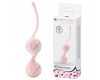 Вагинальные шарики со смещённым центром тяжести Pretty Love Kegel Tighten Up I, нежно-розовые