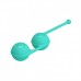 Вагинальные шарики со смещённым центром тяжести Pretty Love Kegel Tighten Up III мятного цвета