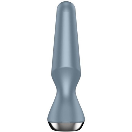 Анальный смарт-стимулятор с вибрацией Satisfyer Plug-ilicious 2 серый Анальный смарт-стимулятор с вибрацией Satisfyer Plug-ilicious 2 серый