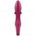 Вибратор для точки G с загнутым клиторальным стимулятором Satisfyer Embrace Me малиновый