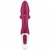 Вибратор для точки G с загнутым клиторальным стимулятором Satisfyer Embrace Me малиновый