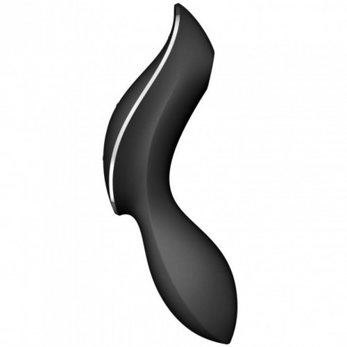 Вакуумный вибростимулятор для клитора и точки G Satisfyer Curvy Trinity 2 черный Вакуумный вибростимулятор для клитора и точки G Satisfyer Curvy Trinity 2 черный