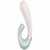 Смарт-вибратор со стимулятором клитора и функцией нагрева Satisfyer Heat Wave Mint