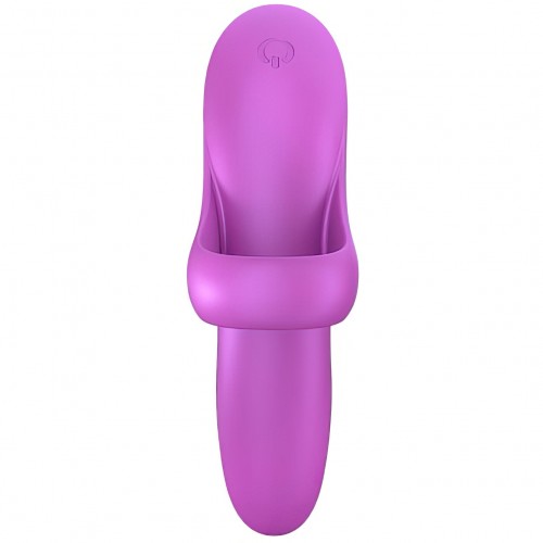 Универсальный вибромассажер на палец Satisfyer Bold Lover фиолетовый Универсальный вибромассажер на палец Satisfyer Bold Lover фиолетовый