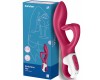 Вибратор для точки G с загнутым клиторальным стимулятором Satisfyer Embrace Me малиновый
