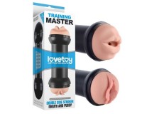 Двойной мастурбатор Training Master Double Side Stroker Mouth and Pussy