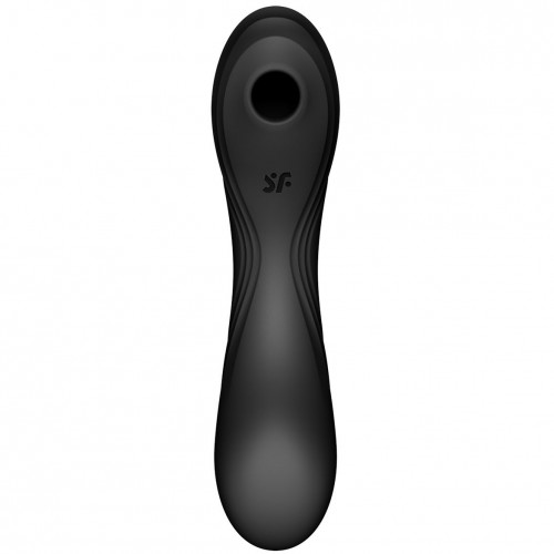 Вакуумный вибростимулятор для клитора и точки G Satisfyer Curvy Trinity 4 черный Вакуумный вибростимулятор для клитора и точки G Satisfyer Curvy Trinity 4 черный
